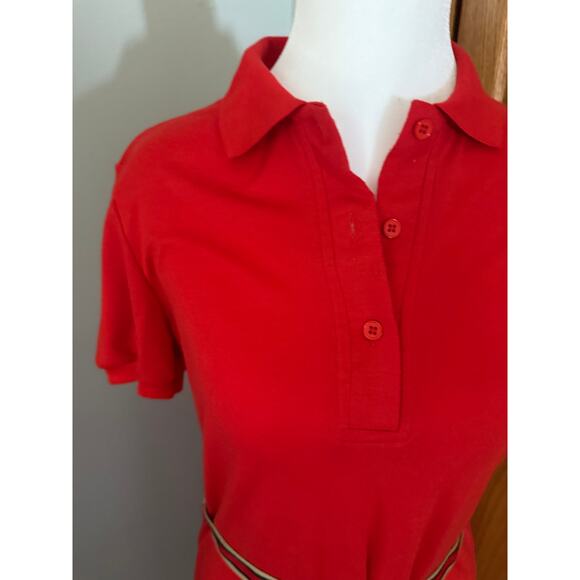 Vintage Alison Peters Polo Dress with Nylon Belt Size 8 - Picture 4 of 7